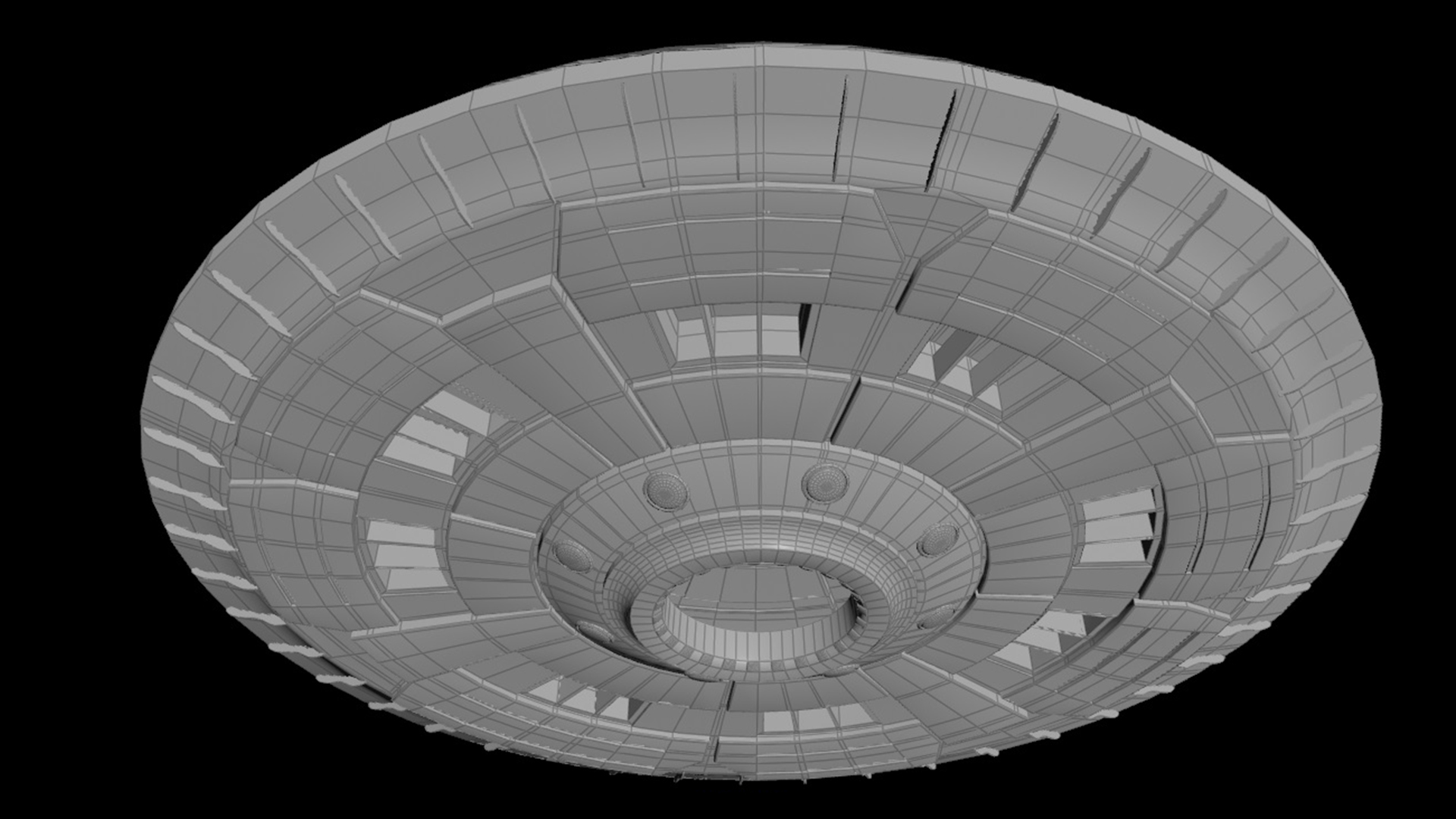 UFO Wireframe Image